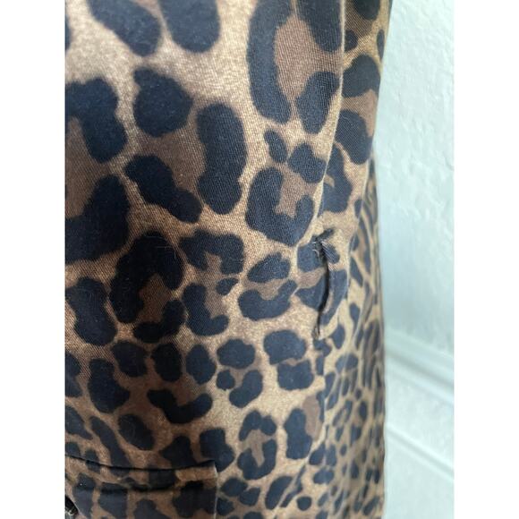 Linea by Louis Dell’Olio Leopard Print Utility Jacket Large - Picture 8 of 10